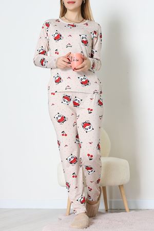 Milan Pijama Takımı Bej - 55010.1567.