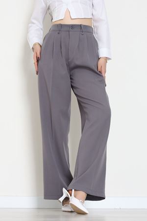 Dabıl Kumaş Lastikli Pantolon Füme - 51612.683.