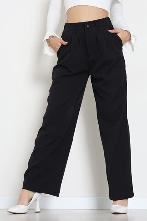 Dabıl Kumaş Lastikli Pantolon Siyah - 51612.683.