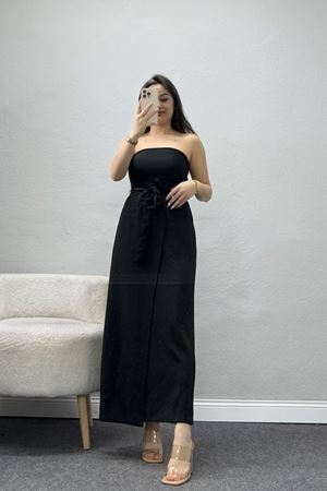 Ottoman Kuşaklı Etek Siyah - 60623.2126.