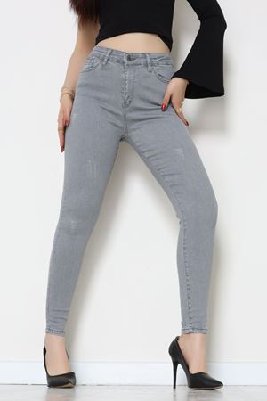 Dar Paça Kot Pantolon Gray - 42902.2128.