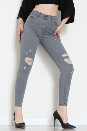 Dar Paça Kot Pantolon Gray1 - 42901.2128.