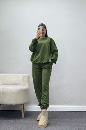 Armalı Eşofman Takımı Haki - 20087.1857.