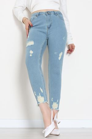 Dar Paça Kot Pantolon Buzmavi - 42901.2128.