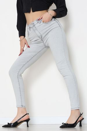 Dar Paça Kot Pantolon Gri - 42900.2128.