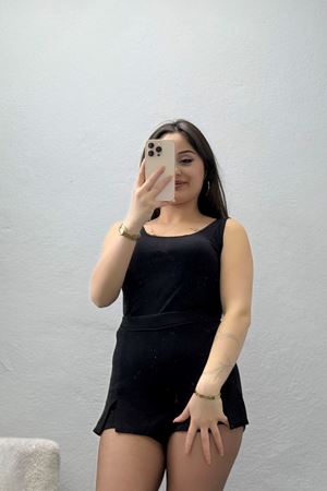 Viskon Kalın Askılı Atlet Siyah - 6400.2127.