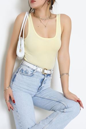 Kalın Askılı Atlet Sarı - 19057.200.