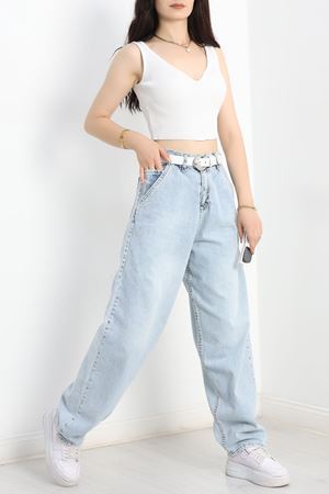 Baggy Kot Pantolon Açıkmavi - 31160.2059.