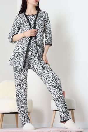 3'Lü Pijama Seti Leopar - 52170.2123.