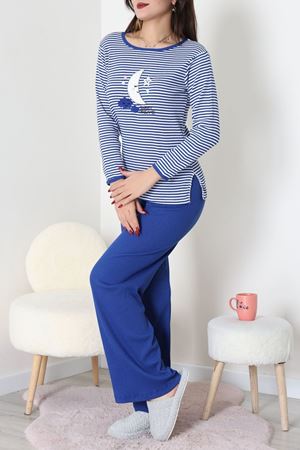 Kaşkorse Pijama Takımı Lacivert - 52141.1567.