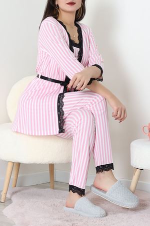 3'Lü Pijama Seti Pembeçizgi - 52170.2123.