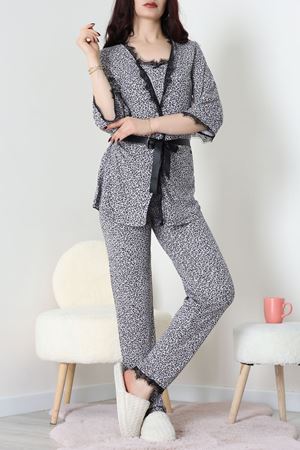 3'Lü Pijama Seti Leoparsiyah - 52170.2123.