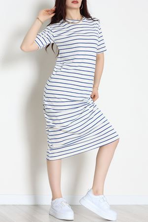 Bisiklet Yaka Süprem Penye Elbise Beyazlaci - 70824.1567.