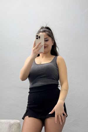 İnce Askılı Atlet Füme - 19057.200.