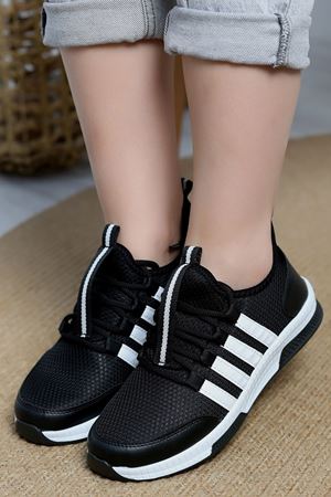 Günlük Spor Ayakkabı Siyahbeyaz - 30305.264.