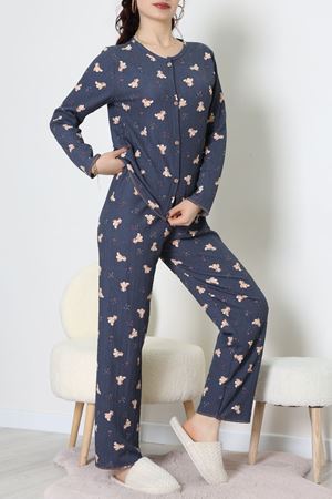 Bürümcük Pijama Takımı Lacivert - 123.1287.