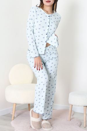 Bürümcük Pijama Takımı Mavifiyonk - 123.1287.