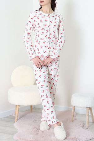 Bürümcük Pijama Takımı Krem - 123.1287.