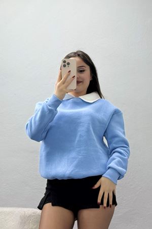 Gömlek Yaka 3 İplik Sweat Bebemavi - 21985.200.