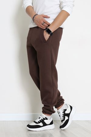 3 İplik Şardonlu Erkek Eşofman Altı Kahve - 42615.1878.