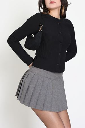 Düğmeli Hırka Siyah - 31834.2131.