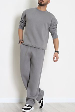 3 İplik Şardonlu Erkek Eşofman Takımı Antrasit - 42614.1878.