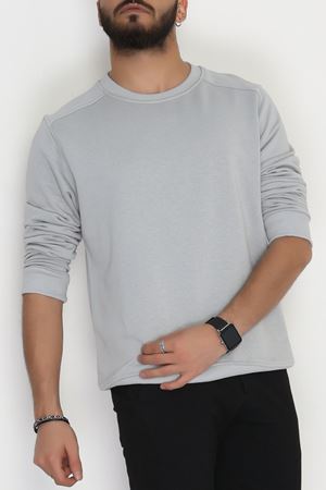 3 İplik Şardonsuz Erkek Sweat Koyugri - 42617.1878.