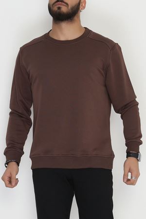 3 İplik Şardonsuz Erkek Sweat Kahve - 42617.1878.