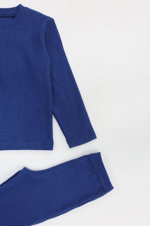 5-12 Yaş İnterlok Fitilli Takım Lacivert - 52185.1567.