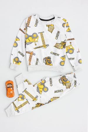 3-8 Yaş 2 İplik İkili Takım Gri - 52192.1776.