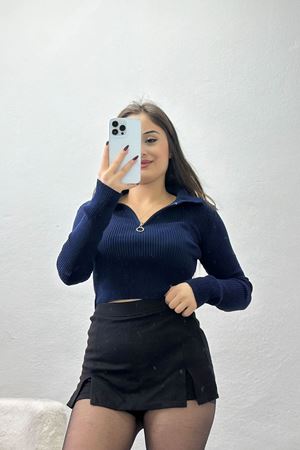 Polo Yaka Triko Lacivert - 4023.2043.