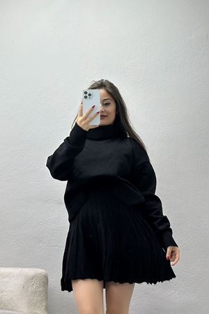 Triko Etekli Takım Siyah - 2361.1765.