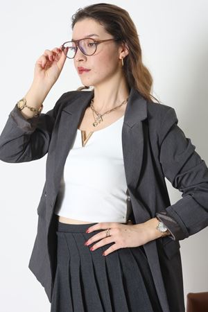 Mavi Işık Korumalı Ekran Gözlüğü Kahveşeffaf - 21111.1724.