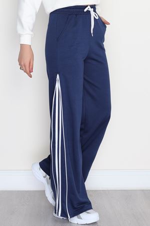 Fermuarlı 2 İplik Eşofman Altı Lacivert - 50741.1005.