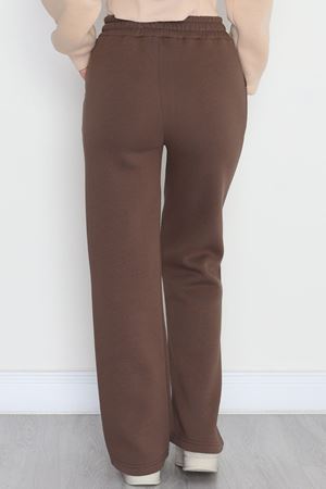 Üç İplik Palazzo Eşofman Altı Açıkkahve - 20970.1878.