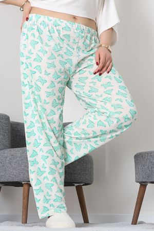 Büyük Beden Süprem Pijama Altı Yeşil - 55011.1567.