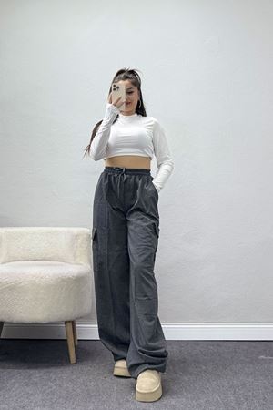 Kargo Cepli Eşofman Altı Füme - 52131.1857.