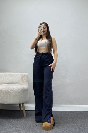 2 İplik Pul Detaylı Eşofman Altı Lacivert - 52110.1857.