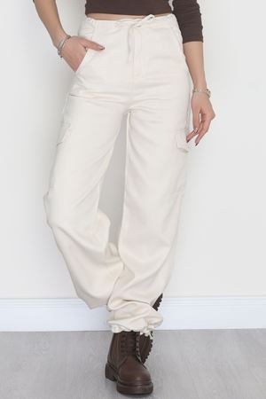 Kargo Cep Kot Pantolon Ekru - 42471.1606.