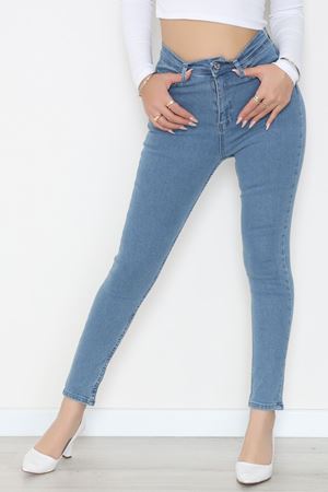 Dar Paça Kot Pantolon Mavi3 - 31593.2112.