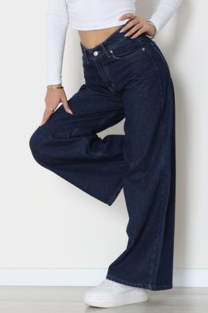 Palazzo Geniş Paça Kot Pantolon Koyumavi - 31548.2059.