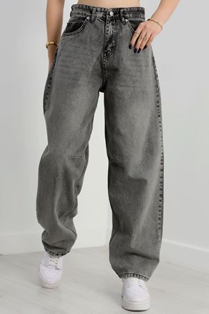 Tokalı Baggy Kot Pantolon Açıkfüme - 31159.2059.