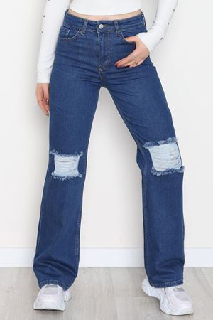 Cepsiz Pensli Palazzo Kot Pantolon Koyumavi - 31601.1184.