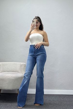 İspanyol Kot Pantolon Mavi - 31811.2059.