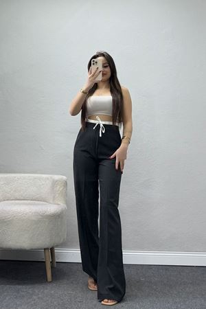 Beli Garnili Poliviskon Palazzo Pantolon Antrasit - 51235.1920.