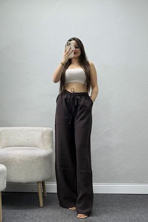 Soft Touch Dokuma Modal Pantolon Kahve - 30810.1837.