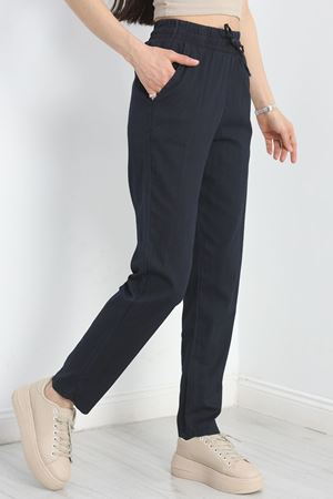 Bel Lastikli Pantolon Lacivert - 40744.1431.