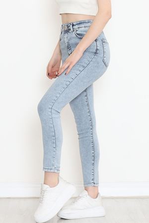 Dar Paça Kot Pantolon Mavi - 15853.1431.