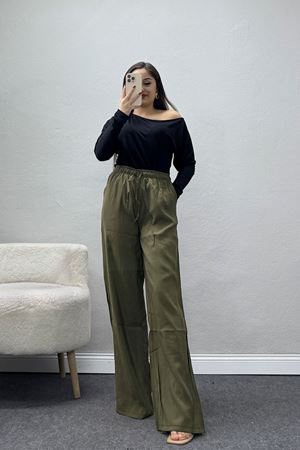 Soft Touch Dokuma Modal Pantolon Haki - 30810.1837.