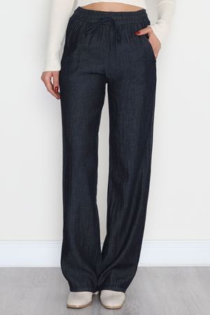 Kırışık Efektli Tensel Pantolon Koyumavi1 - 42439.1431.